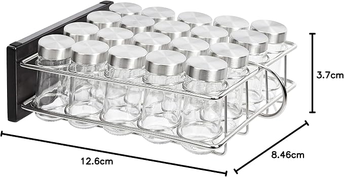 Amazon Basics 20 Jars Spice Organizer Rack - Image 6