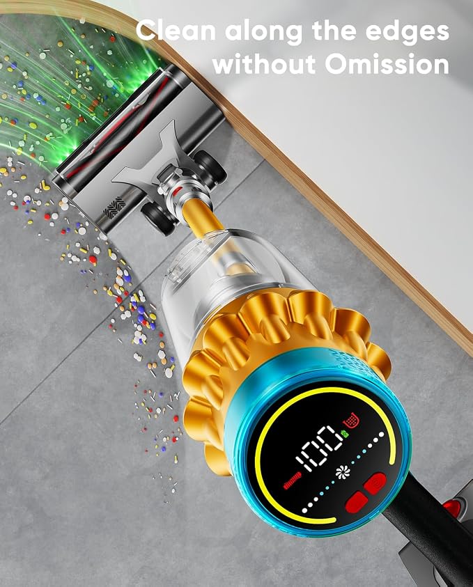 Cordless Vacuum Cleaner, 600W/50KPA, Max 70 Mins Runtime, Self-Standing Vacuum - Image 8