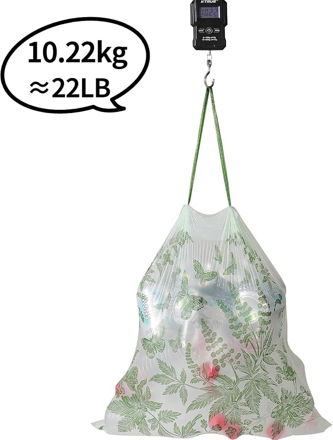 VOK 8 Gallon Trash Bags with Butterfly Printed & Sweet Wormwood Scent, - Image 7