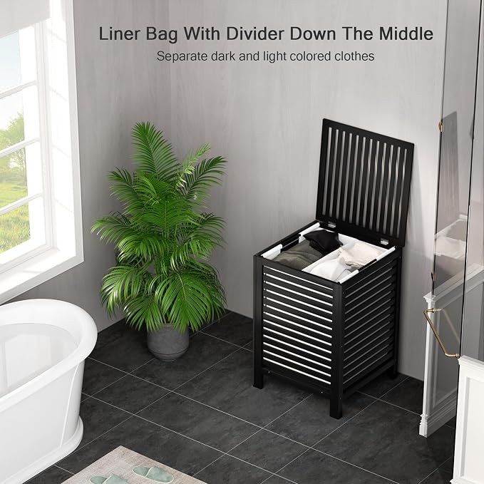 Homykic Bamboo Laundry Hamper - Image 4