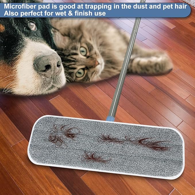 Microfiber Replacement Mop Pads 16.5''x5.5'' Compatible - Image 6