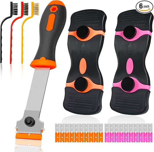 6PCS Razor Blade Scraper Tool, Glass Top Stove Scraper, Paint Scraper, Cleaning by Unknown