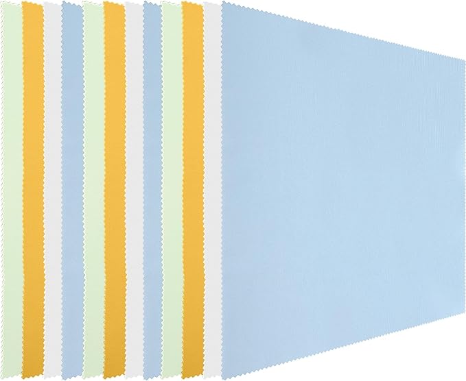 Frienda 12 Pack Large Microfiber Glass Cleaning Cloths 12 x 12 Inch Oversized by Frienda