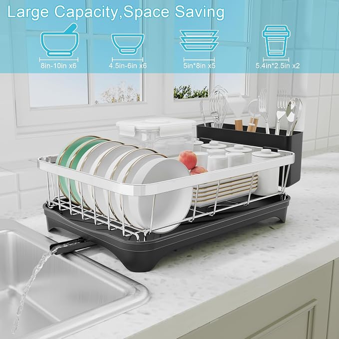 Dish Drying Rack 304 Stainless Steel Dish Rack - Image 8