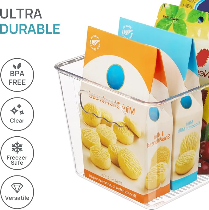 Vtopmart Clear Plastic Storage Bins, Countertops, Freezer Organization - Image 4