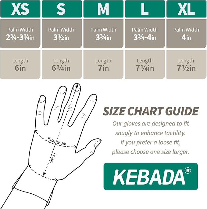 Kebada W5 Work Gloves Bulk Pack, Foam Nitrile Coated Working Gloves - Image 6