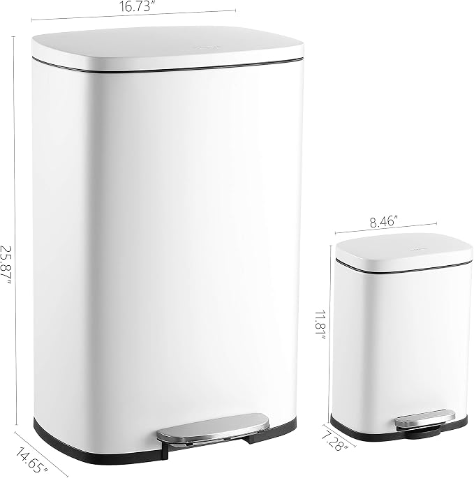 happimess HPM1006C Connor Rectangular Trash Can - Image 6