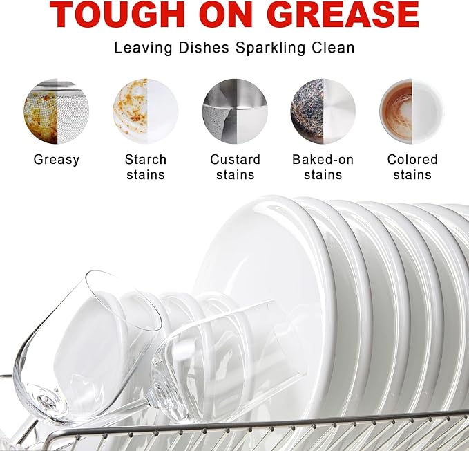 Eco Dishwasher Detergent Sheets Up To 160 Loads, Grapefruit Scent Plastic Free - Image 3