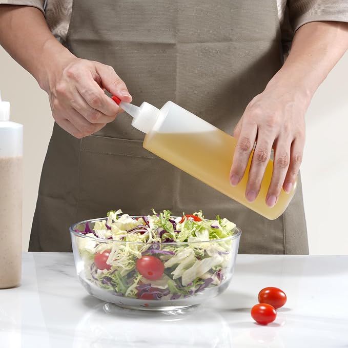 Squeeze Bottles, 16oz Plastic Condiment Squeeze Bottles - Image 7