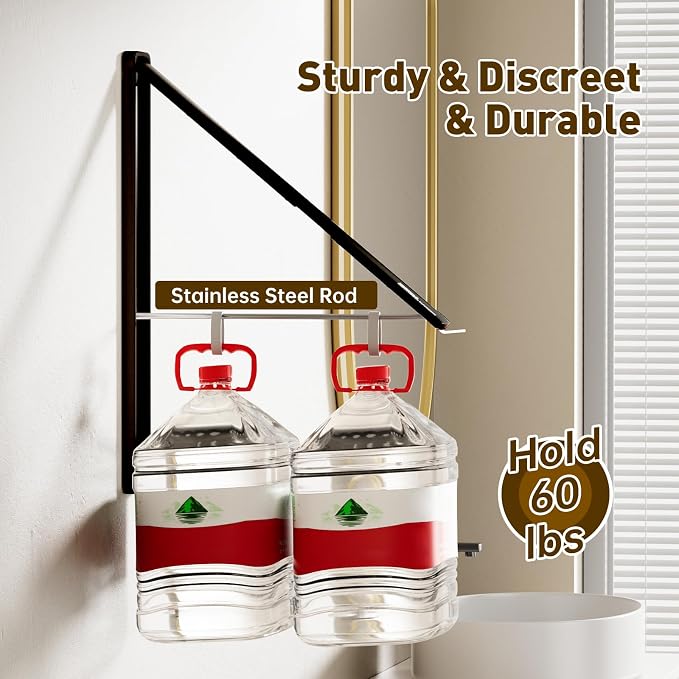 Clothes Drying Rack, Laundry Room Wall Mounted Retractable Clothes Hanger - Image 3