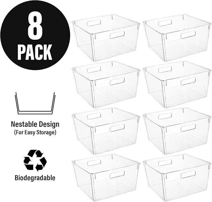 Clear Extra Large Plastic Storage Bins - Image 4