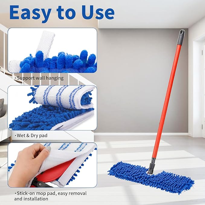 4 Pack Mop Heads Replacements Compatible - Image 5