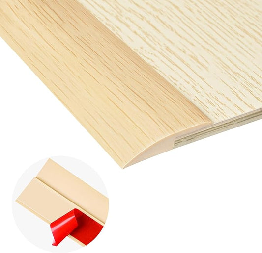 10Ft Carpet Floor Transition Strip, Self Adhesive Floor Edging Trim Strip by MYFAMIREA