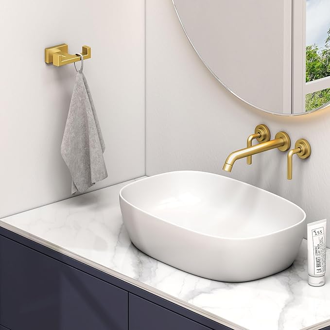 Angle Simple Towel Hook for Bathroom, SUS 304 Stainless Steel Hand Towel Holder - Image 2