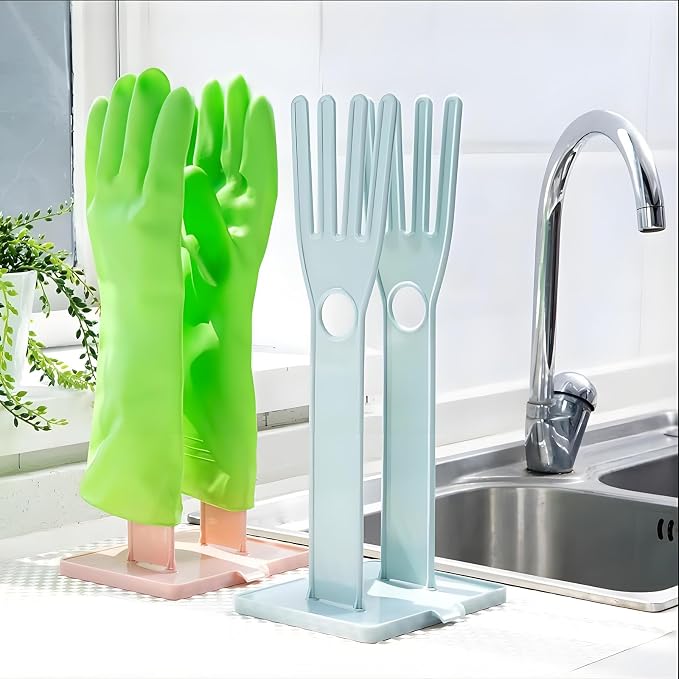 Kitchen Glove Holder Kitchen Glove Stand Holder Rubber Glover Drying Dryer Rack - Image 6