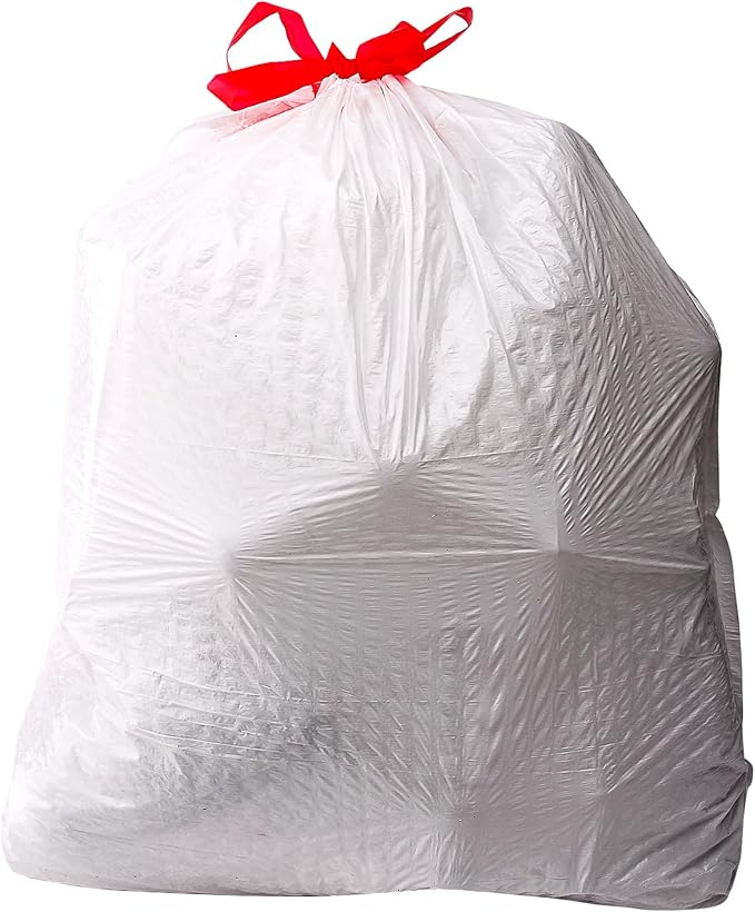Amazon Basics 13 Gallon Flextra Strength Tall Kitchen Drawstring Trash Bags - Image 2