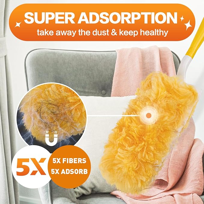 Heavy Duty Duster Refills, Unscented Disposable Dusters Kit - Image 3