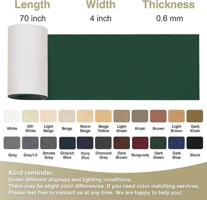 Canvas Repair Tape 4×70 Inch Waterproof Self-Adhesive Fabric Repair Patch - Image 4