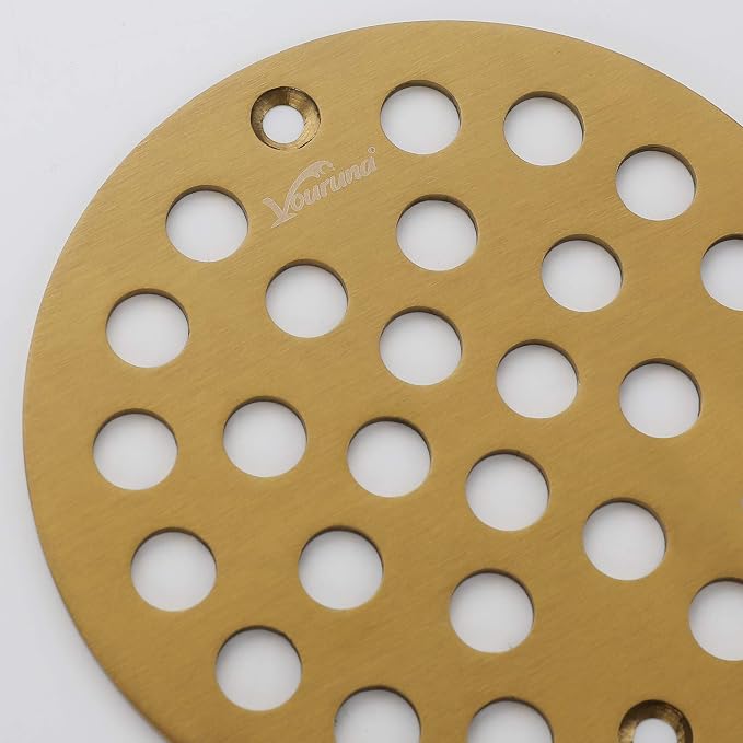 4-Inch Screw-in Shower Strainer Drain Cover Replacement Floor Strainer - Image 4