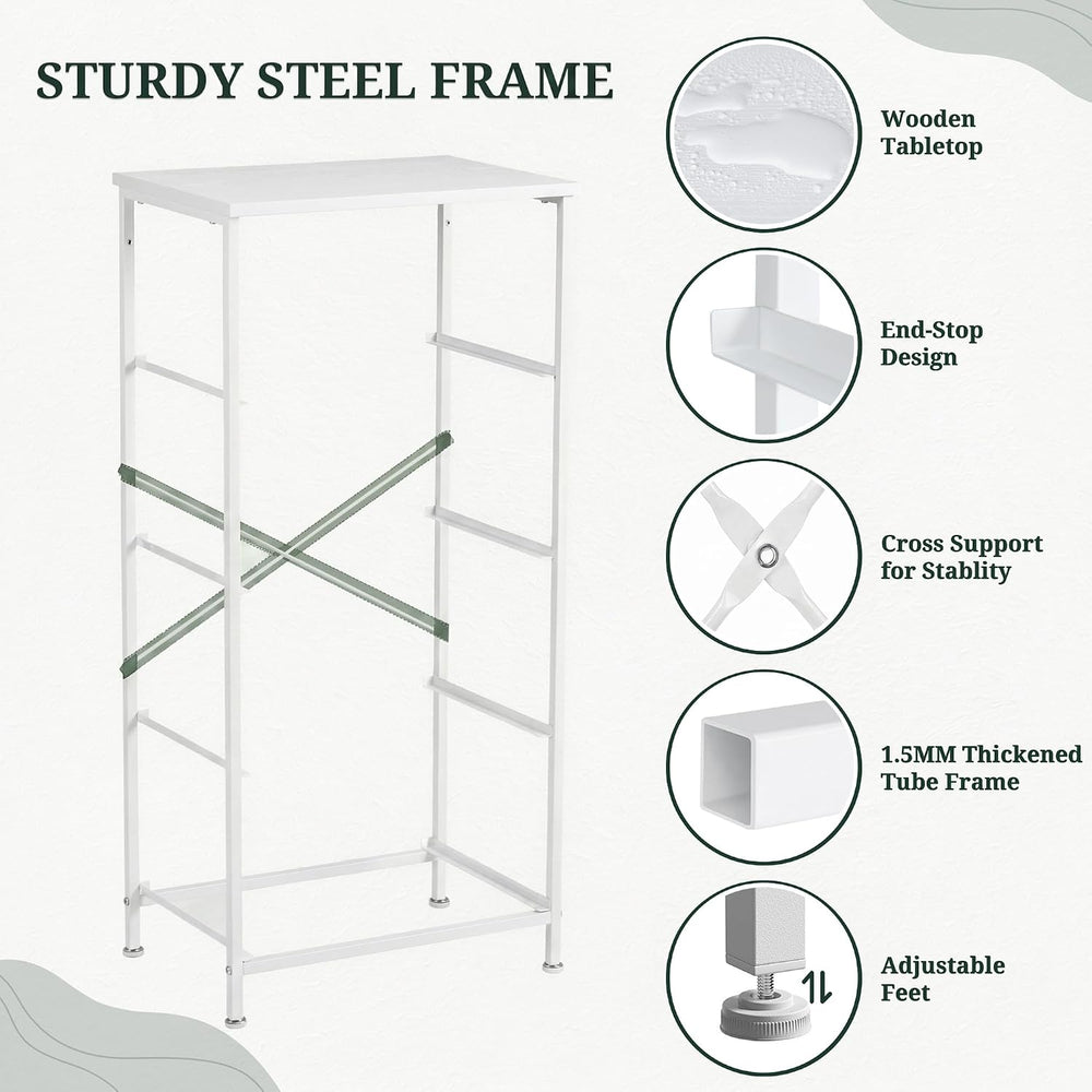 4 Drawers Dresser for Bedroom Fabric Storage Tower with Wooden Top