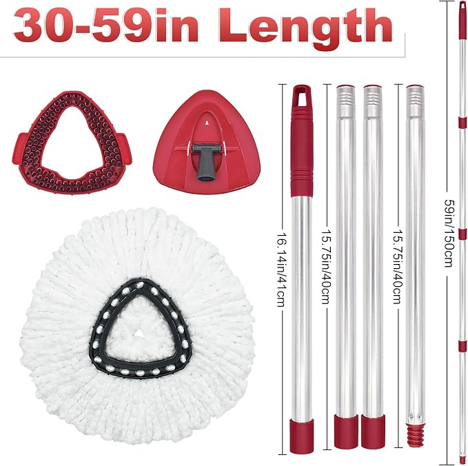 Mop Head Replacement, Mop Handle - Image 6