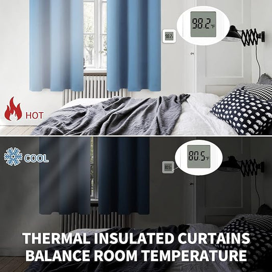 BGment Blackout Curtains 63 Inches Long - Image 2