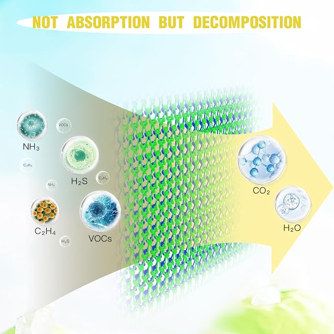 Refrigerator Deodorizer for Kitchen & Small Spaces, 2 Years Fresh Odor - Image 6