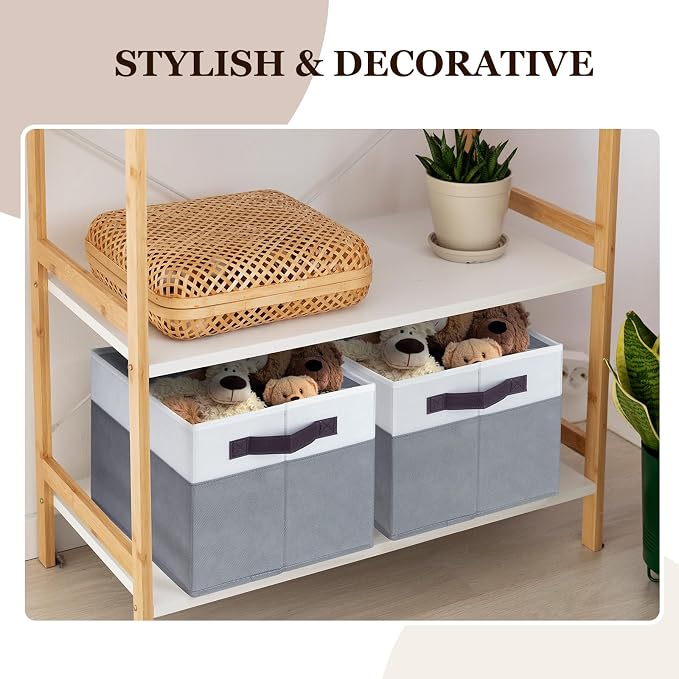 4 Pack Large Closet Storage Baskets Bins - Image 6