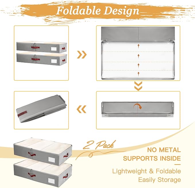 Criusia Under Bed Storage Bins - Image 8