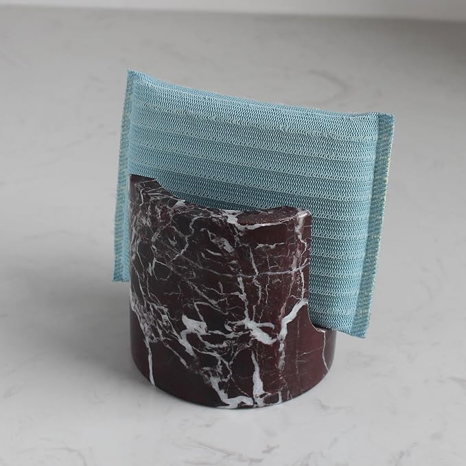 Natural Rosa Levanto Marble Sponge Holder - Image 5