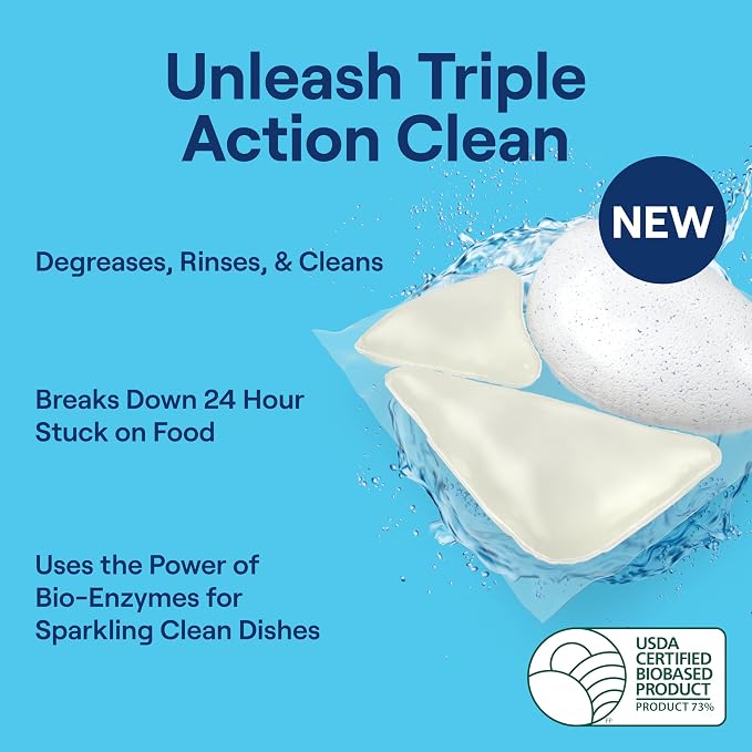 Seventh Generation Triple Action Clean Automatic Dishwasher Detergent Packs - Image 3