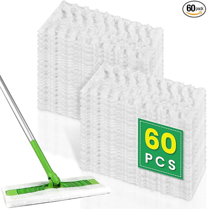 60 Count Dry Sweeping Cloths Compatible by PureRealm