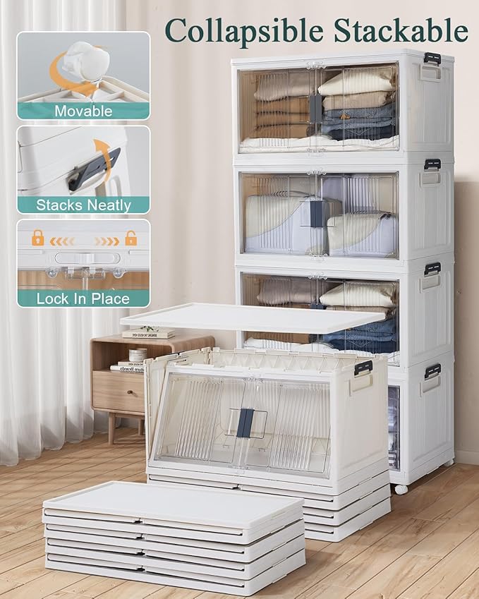 OlarHike 97QT Stackable Storage Bins - Image 2