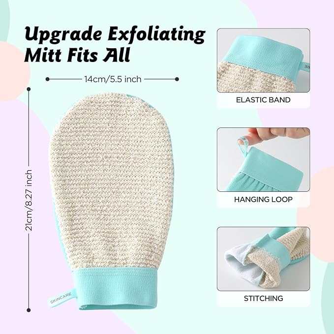 LOTTA Dual-Sided Exfoliating Gloves - Image 7