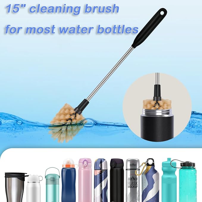 2-in-1 Long Handle Bottle Brush - Image 2