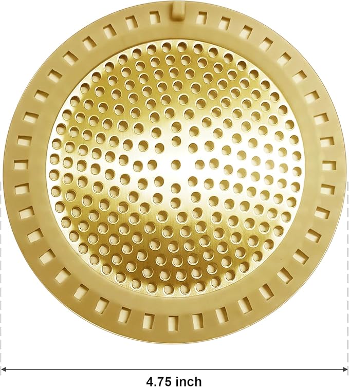 2PCS Hair Catcher Shower Drain/Strainer/Cover/Filter/Trap, Bathtub Drain Cover - Image 2