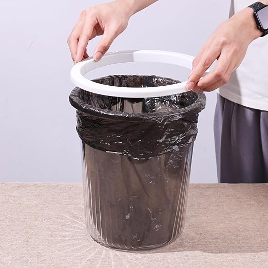 4-Pack Waste Basket Plastic, Small Plastic Garbage Can, 4 Gallon - Image 5