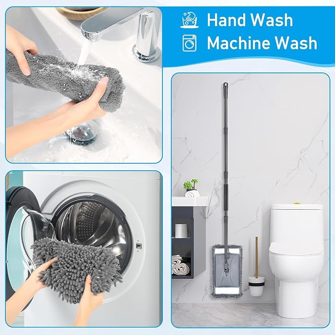 Microfiber Mop Replacemet Head for VOUBIEN Wall Cleaner Mop, Fit ASIN B0DG4LV7SJ - Image 5