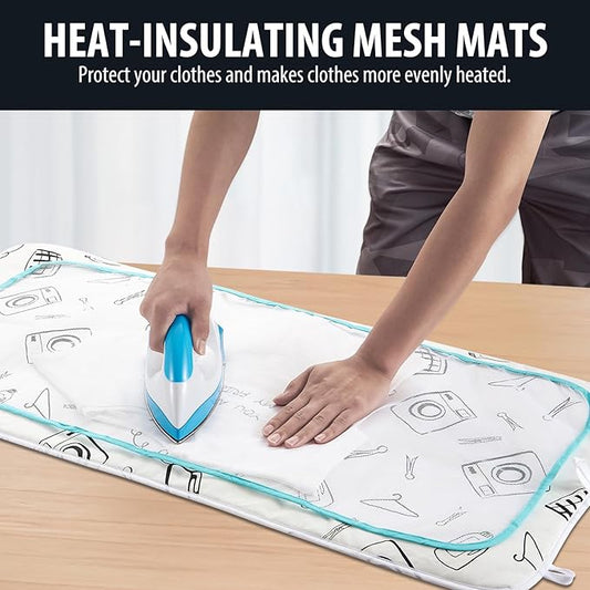 Seiritex Ironing Mat for Table Top, Portable Ironing Pad 39.4 x 18.9 inch Iron - Image 2