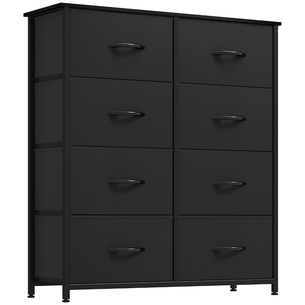 YITAHOME Fabric Dresser with 8 Drawers, Tall Dresser with Fabric Bins, Storag...