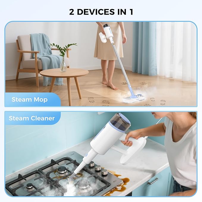 Steam Mop for Floor Cleaning, 7 in 1 Floor Steamer - Image 3