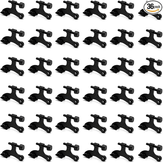 36Pack Hinge Pin Black Door Stopper, Adjustable Heavy Duty Hinge Pin Door Stop by SUNTAI