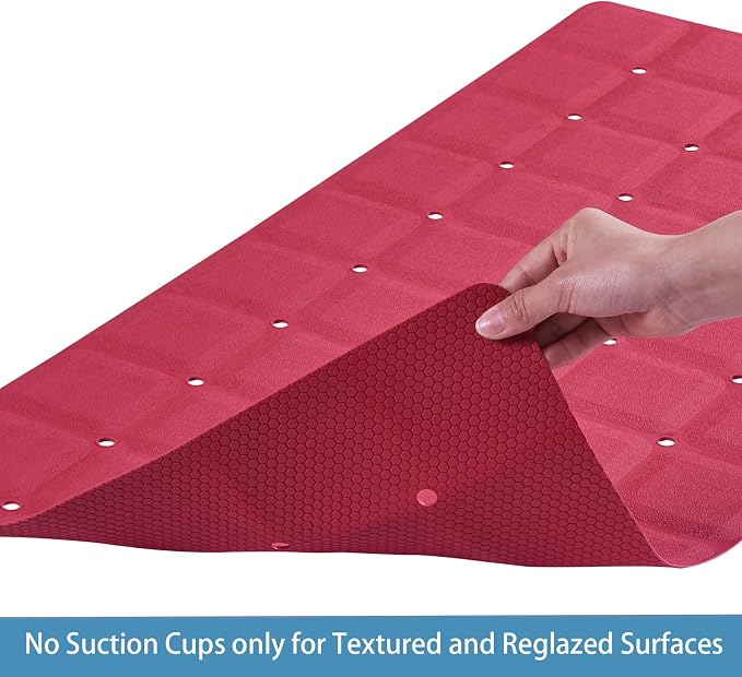 Foldable Silicone Bathtub Mat: Jumbo Size Heavy Duty Safety Bath Mat - Image 5