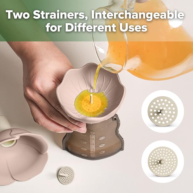 Haakaa Silicone Flower Funnel Set – Dual-Size Silicone Funnels - Image 9