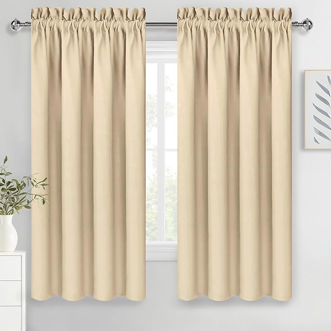 DWCN Blackout Curtains for Living Room Thermal Insulated, Energy Saving & Noise by DWCN