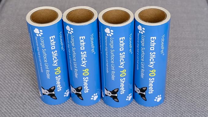 Extra Sticky Large Lint Roller Refills, 6.3'' Giant Lint Roller Refills - Image 6