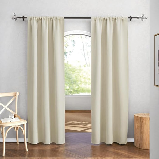 RYB HOME Curtains 84 inch Long - Image 2