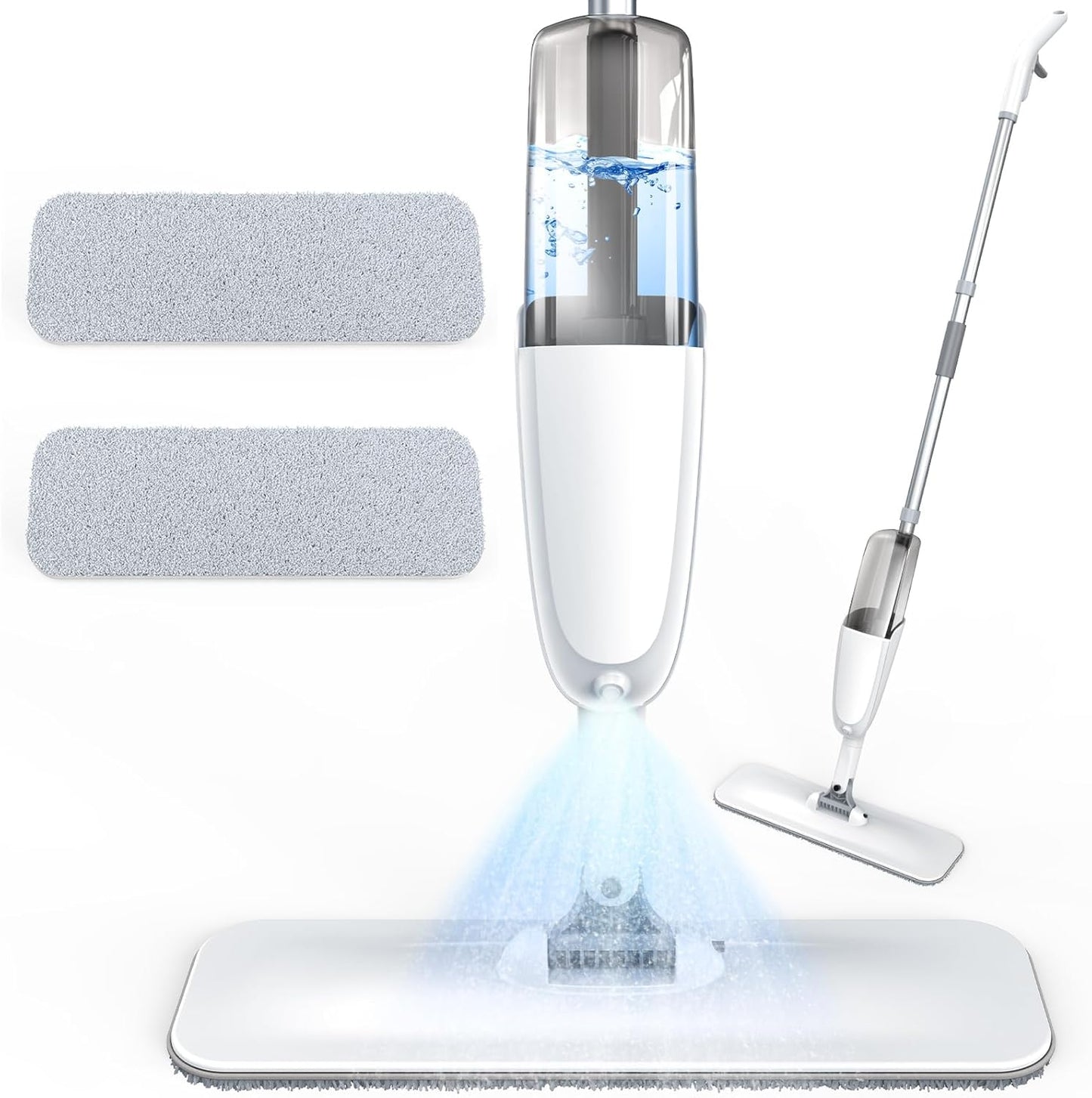Spray Mop, Wet Dry Hardwood Floor Cleaning Mop with Washable Reusable Pad, with 500ML Sprayer for Tile, Wood, Laminate, Vinyl & Marble Floor Cleaning