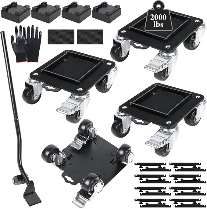 Furniture Movers with 4 Wheels, Heavy Duty Furniture Lift Mover Tool Set with by HometownCreek