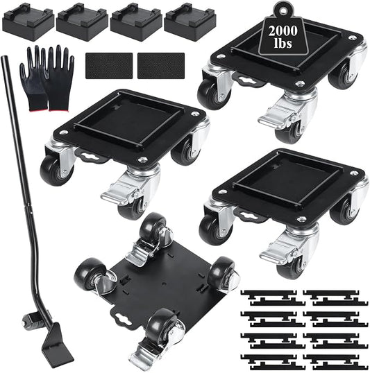 Furniture Movers with 4 Wheels, Heavy Duty Furniture Lift Mover Tool Set with by HometownCreek